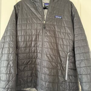 Patagonia Men's Charcoal Puffer Jacket
